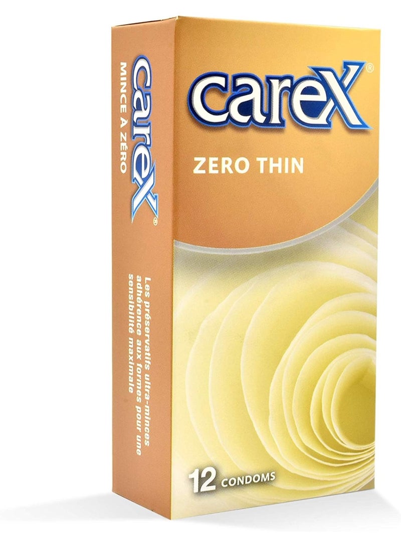 careX Zero Thin Condoms 12 Pcs - Image 2